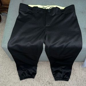 Mizuno Women’s Black Softball Pants - XL